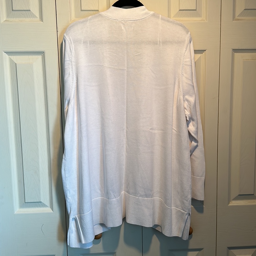 White Croft & Barrow sweater jacket - Picture 7 of 8